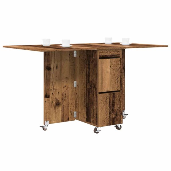 vidaXL Jedálenský stôl 2 pcs 140 x 80 x 77 cm Kompozitné drevo – Obrázok 3