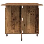 vidaXL Jedálenský stôl 2 pcs 140 x 80 x 77 cm Kompozitné drevo – Obrázok 7