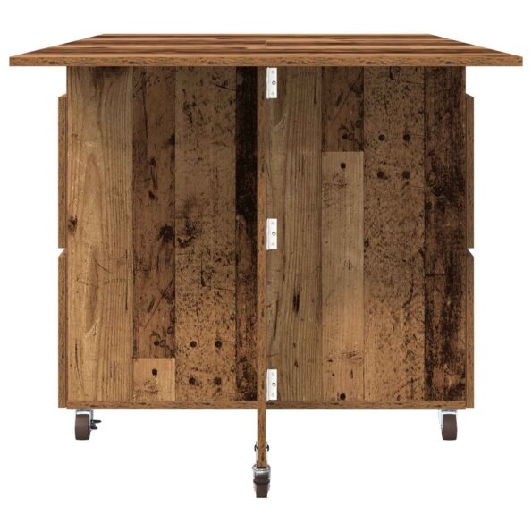 vidaXL Jedálenský stôl 2 pcs 140 x 80 x 77 cm Kompozitné drevo – Obrázok 7
