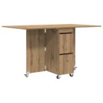 vidaXL Jedálenský stôl 2 pcs 140 x 80 x 77 cm Kompozitné drevo – Obrázok 2