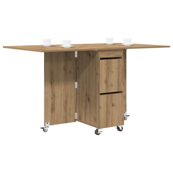 vidaXL Jedálenský stôl 2 pcs 140 x 80 x 77 cm Kompozitné drevo – Obrázok 3