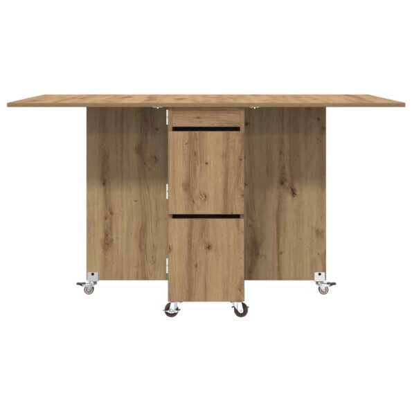 vidaXL Jedálenský stôl 2 pcs 140 x 80 x 77 cm Kompozitné drevo – Obrázok 6
