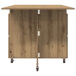 vidaXL Jedálenský stôl 2 pcs 140 x 80 x 77 cm Kompozitné drevo – Obrázok 7