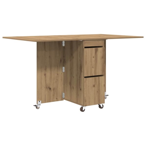 vidaXL Jedálenský stôl 2 pcs 140 x 80 x 77 cm Kompozitné drevo – Obrázok 8