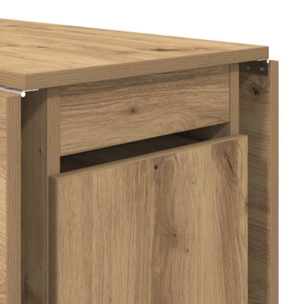 vidaXL Jedálenský stôl 2 pcs 140 x 80 x 77 cm Kompozitné drevo – Obrázok 9