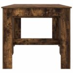 vidaXL Jedálenský stôl 180 x 85 x 75 cm Kompozitné drevo Dymový dub – Obrázok 7