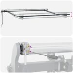 vidaXL Zatemniteľná markíza Sivohnedá 2,5 x 2 m látka – Obrázok 5