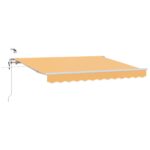 vidaXL Zatemniteľná markíza Piesková 300 x 250 cm Polyester a kov