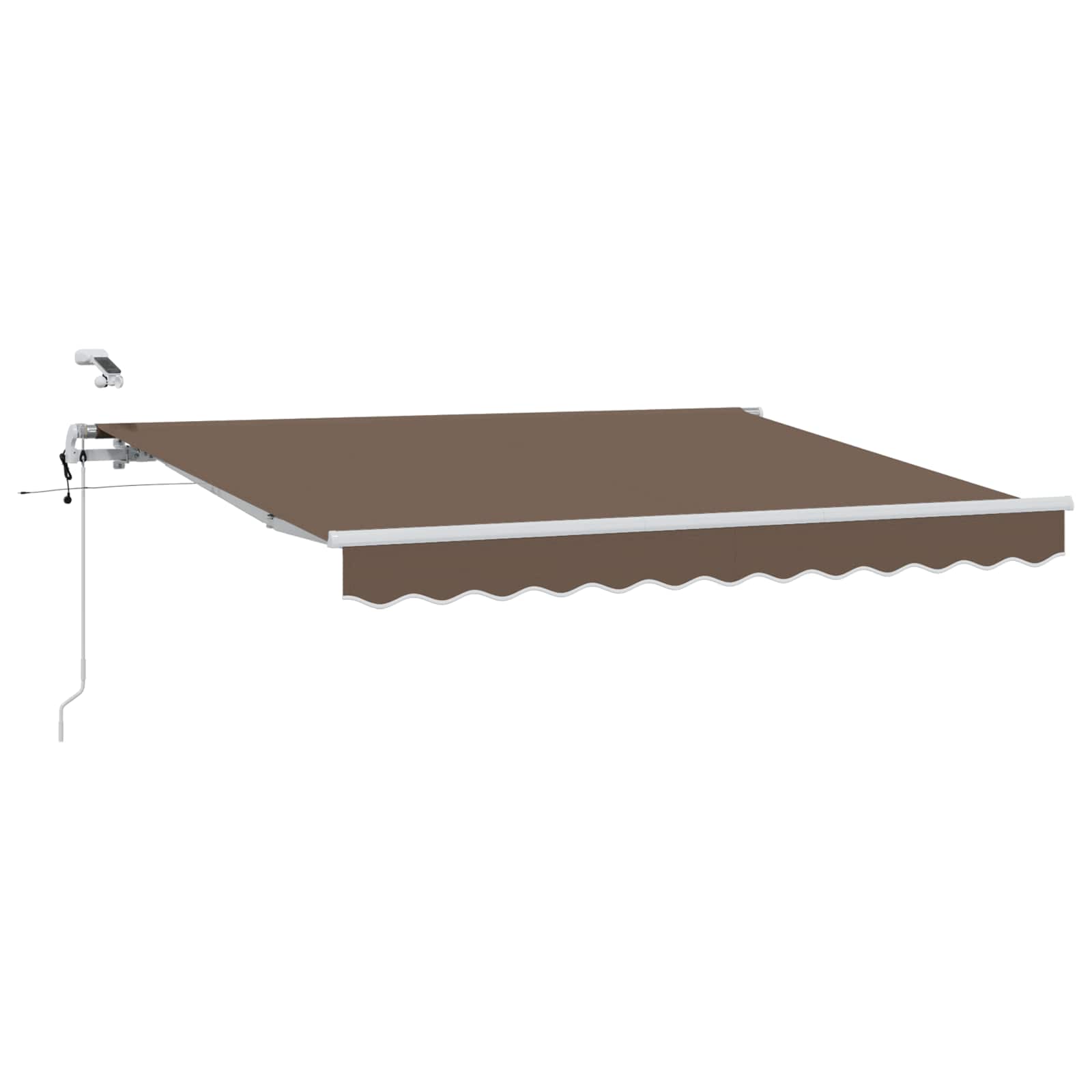 3425939_1.jpg vidaXL Textília na slnečník Sivohnedá 350 x 250 cm Polyester – Obrázok 1
