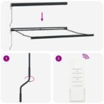 vidaXL Sklopná markíza Sivohnedá 350 x 250 cm Textil a kov – Obrázok 4