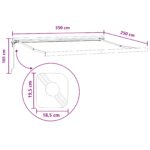 vidaXL Sklopná markíza Sivohnedá 350 x 250 cm Textil a kov – Obrázok 7