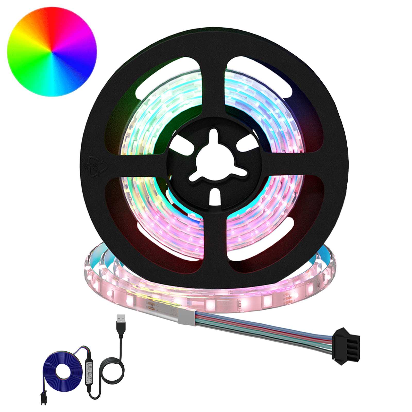 3429101_1.jpg vidaXL LED pás 12 pcs Čierna a priehľadná 750 mm Meď a plast – Obrázok 1