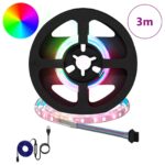 vidaXL LED pás 12 pcs Čierna a priehľadná 250 mm Meď a plast – Obrázok 2