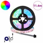 vidaXL LED pás 12 pcs Čierna a priehľadná 950 mm Meď a plast – Obrázok 2