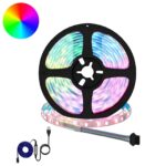 vidaXL LED pás 12 pcs Čierna a priehľadná 2300 mm Meď a plast