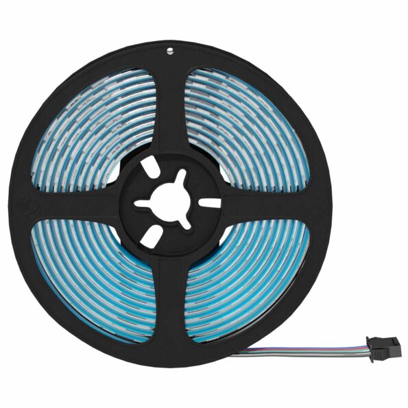 vidaXL LED pás 12 pcs Čierna a priehľadná 2500 mm Meď a plast – Obrázok 3