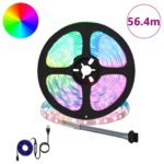 vidaXL LED pás 12 pcs Čierna a priehľadná 4700 mm Meď a plast – Obrázok 2