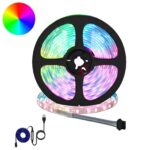 vidaXL LED pás 12 pcs Čierna a priehľadná 5100 mm Meď a plast