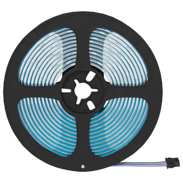 vidaXL LED pás 12 pcs Čierna a priehľadná 5100 mm Meď a plast – Obrázok 4