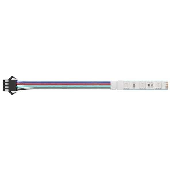 vidaXL LED pás 12 pcs Čierna a biela 1745 mm Meď a plast – Obrázok 3
