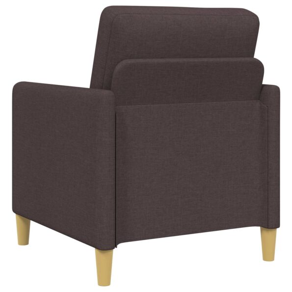 vidaXL Súprava pohovky s úložným priestorom 2 pcs Tmavohnedá Polyester – Obrázok 5