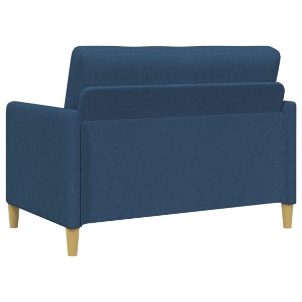 vidaXL Súprava pohovky s úložným priestorom 2 pcs Modrá Polyester – Obrázok 4