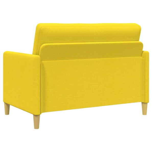 vidaXL Súprava pohovky s úložným priestorom 2 pcs Svetložltá Polyester – Obrázok 4