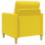vidaXL Súprava pohovky s úložným priestorom 2 pcs Svetložltá Polyester – Obrázok 5