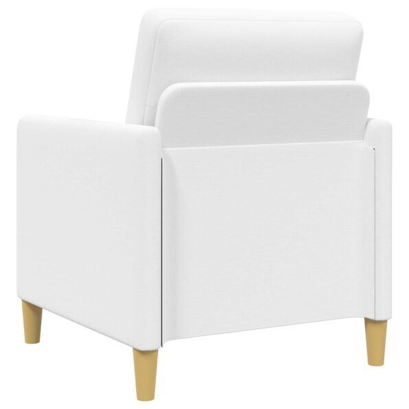 vidaXL Súprava pohovky s úložným priestorom 2 pcs Biela Polyester – Obrázok 5