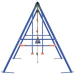 vidaXL Hojdačka do exteriéru Viacfarebný 330 x 185 x 185 cm Oceľ a PE – Obrázok 5