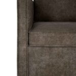 vidaXL Sada pohoviek 2 pcs Tmavosivá Umelý semišový materiál – Obrázok 5