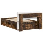 vidaXL Rám postele so skladom Dymový dub 80 x 200 cm Kompozitné drevo – Obrázok 4