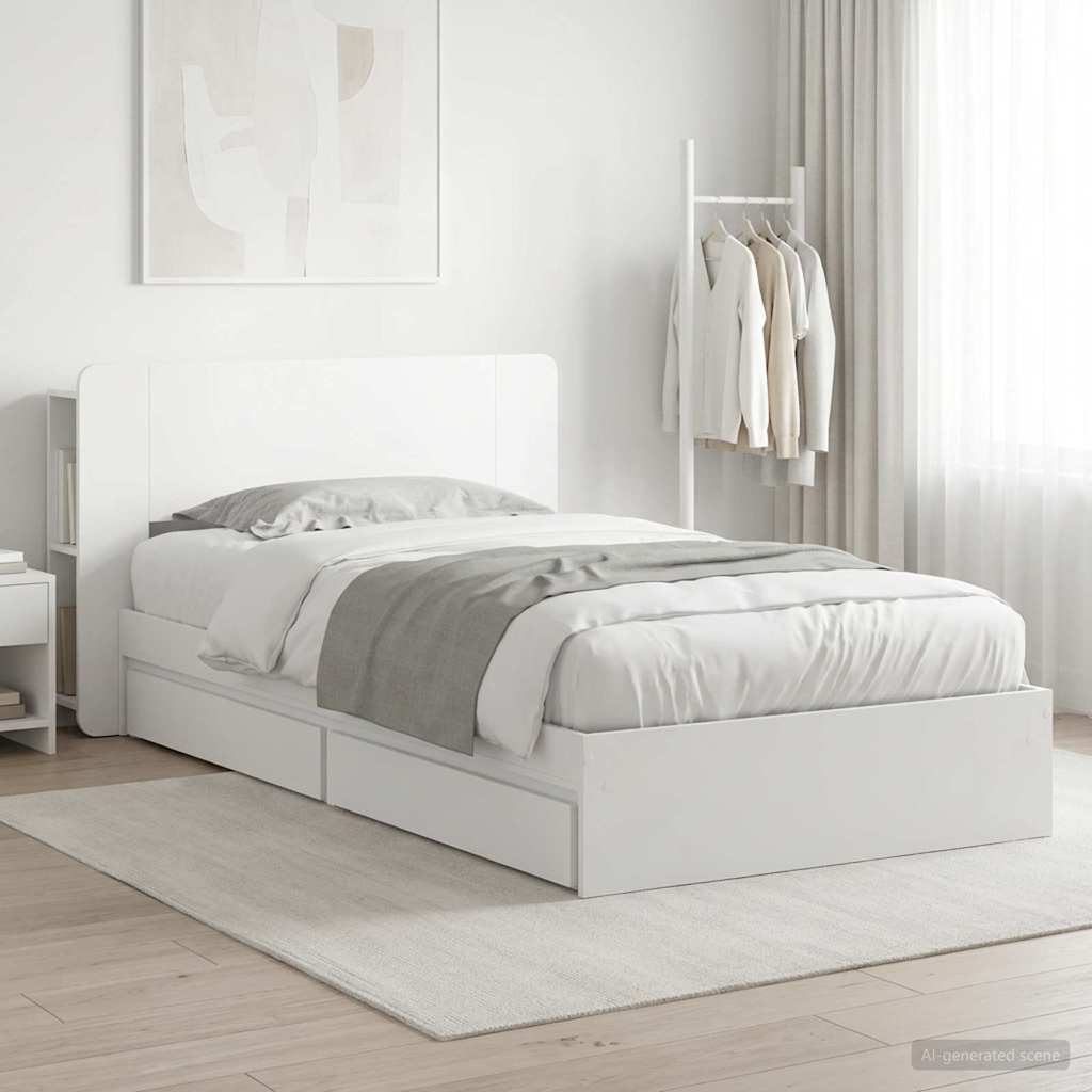 3433531_1.jpg vidaXL Rám postele so skladom Biela 75 x 190 cm Kompozitné drevo – Obrázok 1
