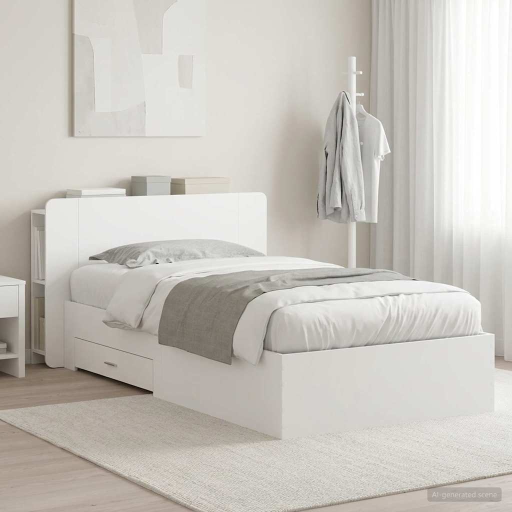 3433708_1.jpg vidaXL Rám postele so skladom Biela 80 x 200 cm Kompozitné drevo – Obrázok 1