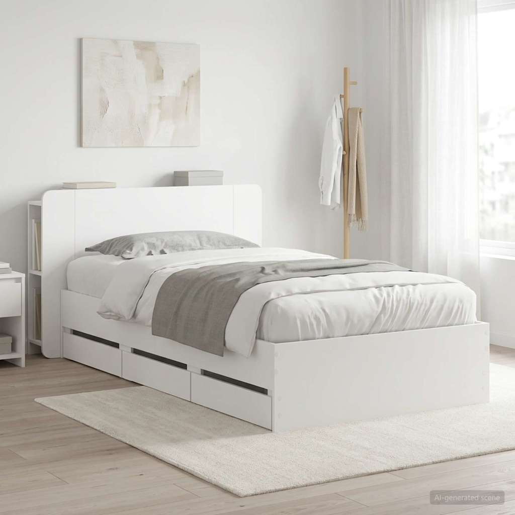 3433918_1.jpg vidaXL Rám postele so skladom Biela 80 x 200 cm Kompozitné drevo – Obrázok 1