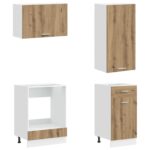 vidaXL Kuchynská jednotka LYON 8 pcs Dub artisan Kompozitné drevo – Obrázok 4