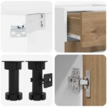 vidaXL Kuchynská jednotka LYON 8 pcs Dub artisan Kompozitné drevo – Obrázok 5