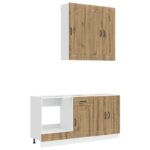 vidaXL Kuchynská jednotka KALMAR 5 pcs Dub artisan Kompozitné drevo – Obrázok 2