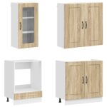 vidaXL Kuchynská jednotka KALMAR 8 pcs Dub sonoma Kompozitné drevo – Obrázok 3