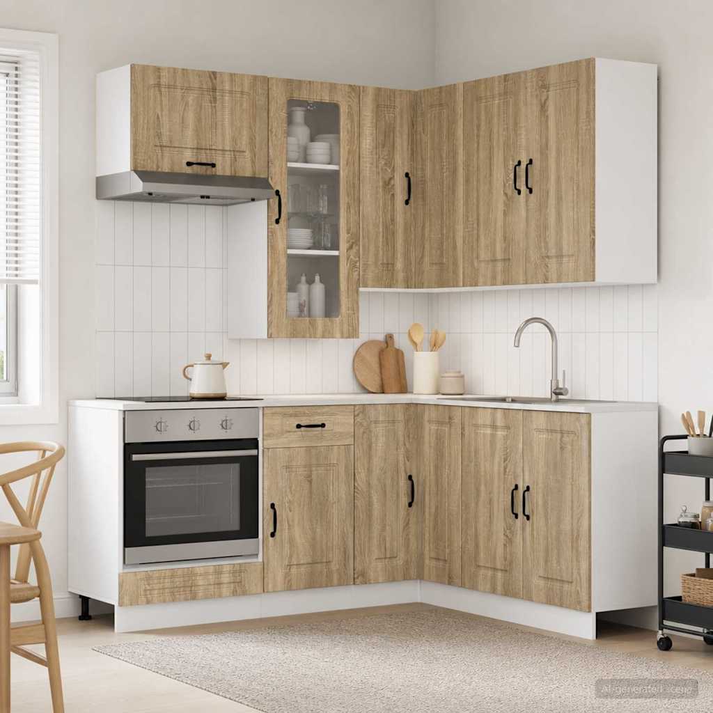 3438383_1.jpg vidaXL Kuchynská jednotka KALMAR 8 pcs Dub sonoma Kompozitné drevo – Obrázok 1