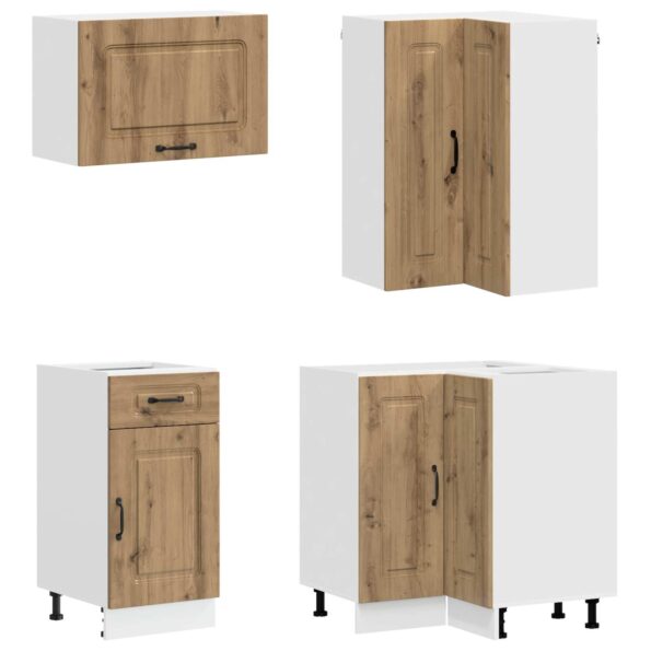vidaXL Kuchynská jednotka KALMAR 8 pcs Dub artisan Kompozitné drevo – Obrázok 4