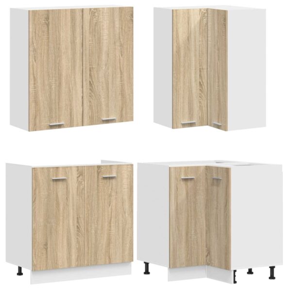 vidaXL Kuchynská jednotka LYON 8 pcs Dub sonoma Kompozitné drevo – Obrázok 3
