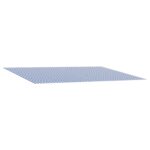 vidaXL Náhradná látka na markízu Modrá a biela 400 x 200 cm Polyester