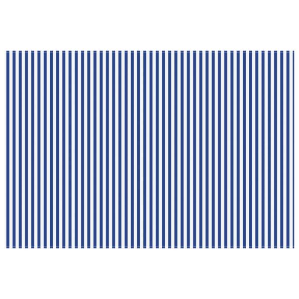 vidaXL Náhradná látka na markízu Modrá a biela 400 x 200 cm Polyester – Obrázok 2