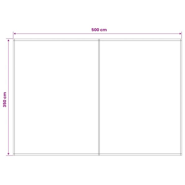 vidaXL Náhradná látka na markízu Modrá a biela 500 × 350 cm Polyester – Obrázok 4