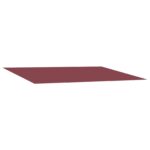 vidaXL Náhradná látka na markízu Burgundská červená 350 x 200 cm