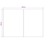 vidaXL Náhradná látka na markízu Hnedá 500 × 300 cm Polyester – Obrázok 4