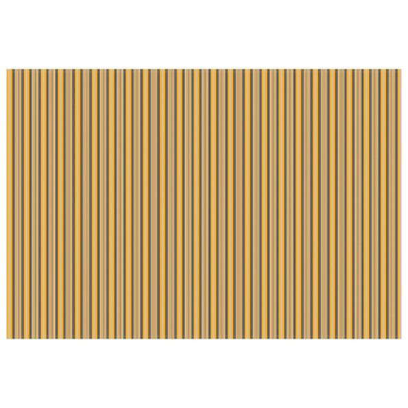 vidaXL Náhradná látka na markízu Oranžová a Čierna 450 × 350 cm – Obrázok 2
