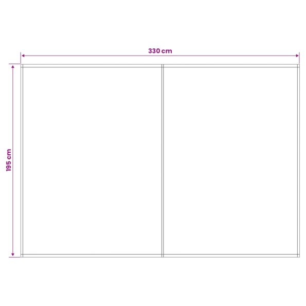 vidaXL Náhradná látka na markízu Biela 350 x 200 cm Polyester – Obrázok 4