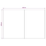vidaXL Náhradná látka na markízu Zelená a žltá 450 × 350 cm Polyester – Obrázok 4